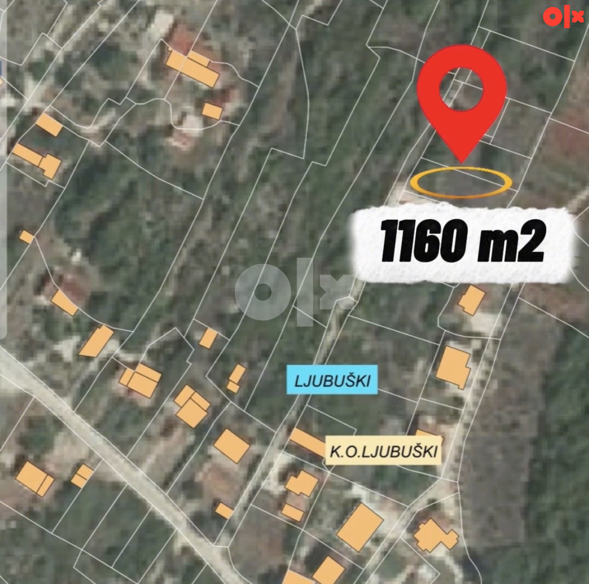 Pregrađe Ljubuški / građevinsko zemljište / 1160 m2 2