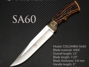 Lovački noz columbia noz sa60 + fotrola lov ribolov