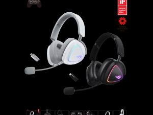 Asus ROG Delta II Wireless WiFi & Bluetooth headset White