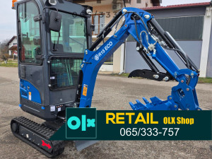 RIPPA R15 ECO 1.6t ZATVORENA KABINA KUBOTA