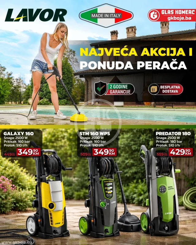 elfbar elfa kaufen Električni visokotlačni perač - VAP Lavor Predator 180 Digit 2500W 180Bar  8.101.0024C - PROX doo main image 0