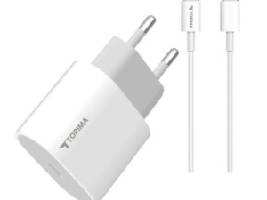 Brzi Punjač Type-C | 20W | Kabel USB Type-C | 1.0 m | TORIMA