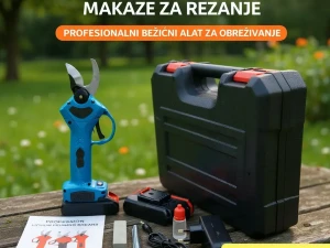Aku makaze sa 2 baterije + kofer AKCIJA