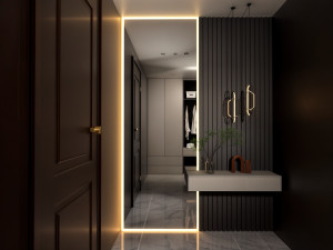 LED Ogledalo ALPHA EDGE HODNIK