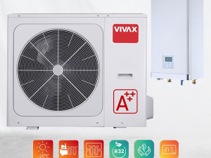 Toplotna pumpa VIVAX COOL -25C SPLIT R32 16 kW