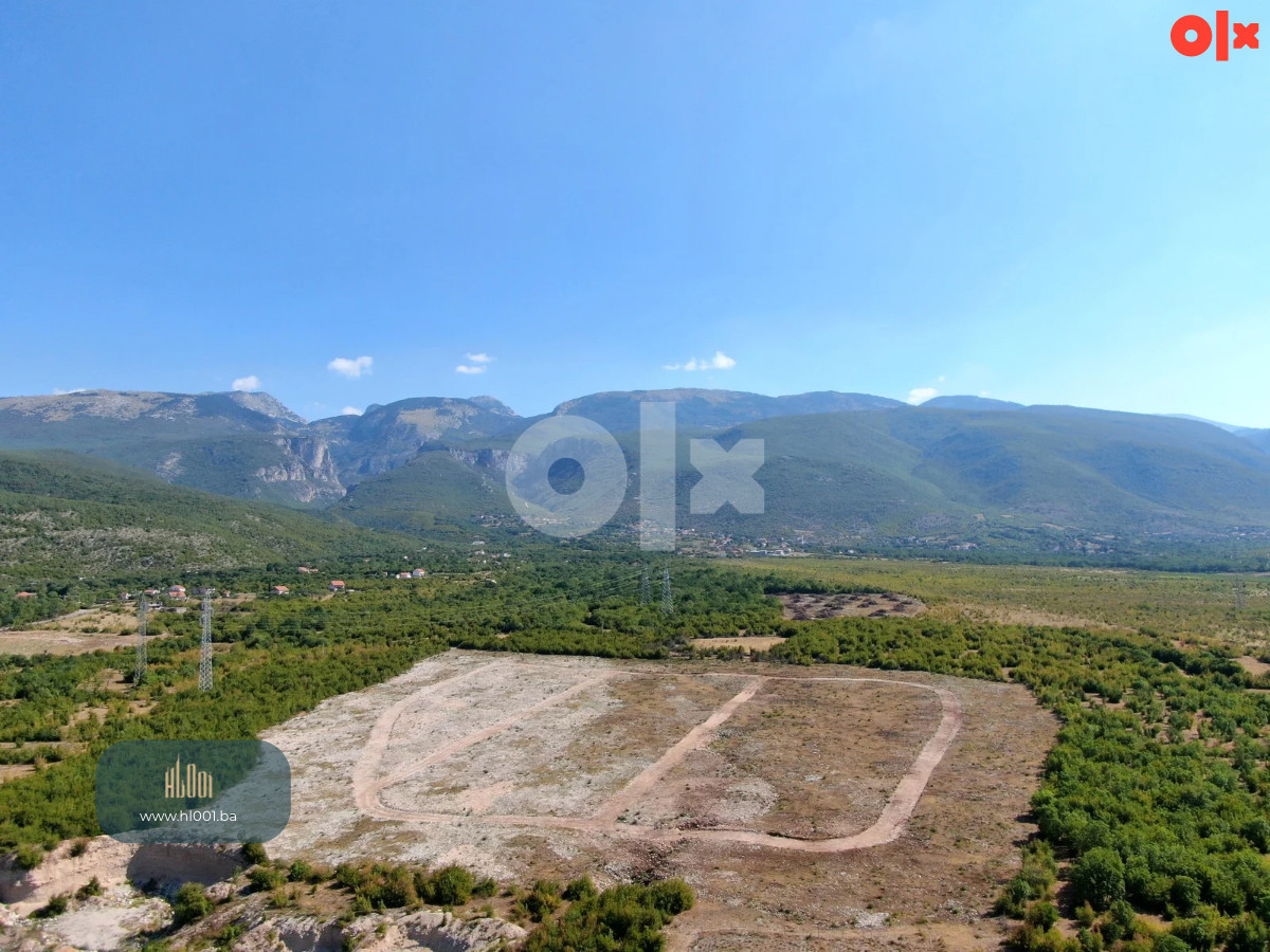 Zemljište građevinske parcele - Mostar, Prigrađani 5