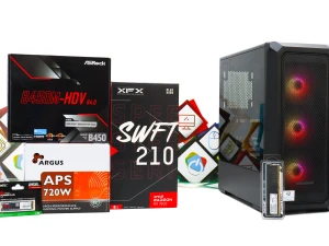 Gaming PC Archon 2 Mesh-57B; R5 5500; RX 7600; 240GB; 8GB DOPER