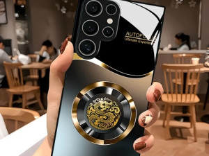 PREMIUM Dragon Glass Maska za Samsung S24 / S25 Ultra / Gold Edit