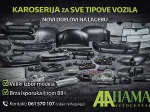 KAROSERIJSKI DIJELOVI ZA SVE VRSTE VOZILA AUTOCENTAR HAMA TUZLA