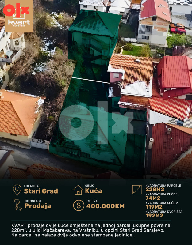Kuća Sarajevo Stari Grad | Kvart Nekretnine