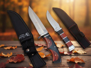 Lovački noz columbia noz + fotrola SET 1+1 USA SABER