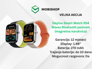 Haylou Smart Watch RS4 Max sa Bluetooth pozivom