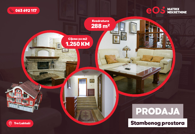EOS / Stan / Laktaši / Trn / 288,40 m2