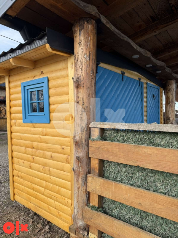 Adventska kućica Kiosk Drvena kućica Pokretni štand 3