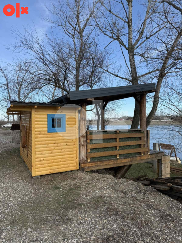 Adventska kućica Kiosk Drvena kućica Pokretni štand 4