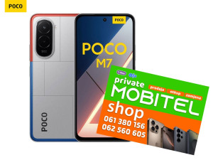 Xiaomi Poco M7 Silver 256/8 GB > NOVO < Garancija 2 godine