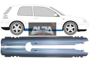 Prag GOLF 4 Desni 2 vrata pocincani