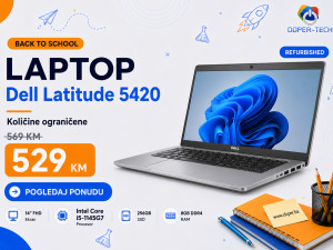 Laptop Dell Latitude 5420; i5-1145G7; 256GB; 8GB; 14" DOPER B2S