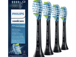 Philips Sonicare Premium glave četkice za zube, crne, 4kom