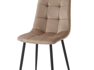 TRPEZARIJSKA STOLICA BEŽ METALNA KONSTRUKCIJA EVITA