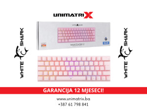 Tastatura White Shark Wakizashi Pink Blue Switch