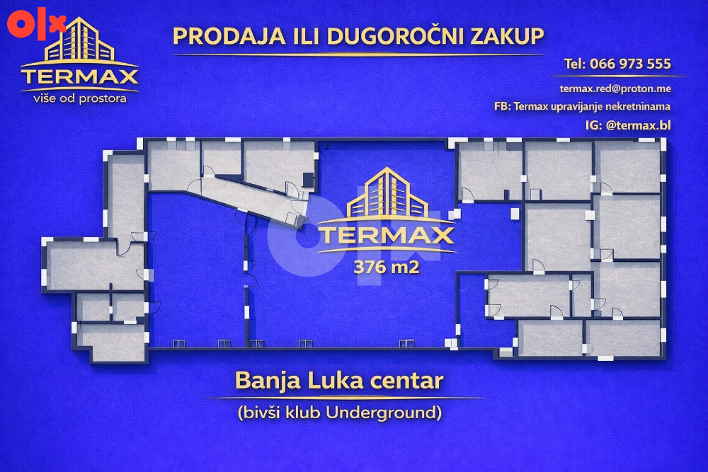 PRODAJA ILI DUGOROČNI NAJAM Centar - bivši klub Underground 2