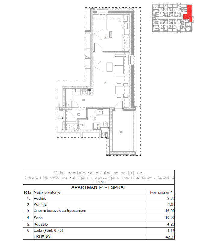 NN Nekretnine : Dvosoban apartman Bjelašnica 42m2 novogradnja 2