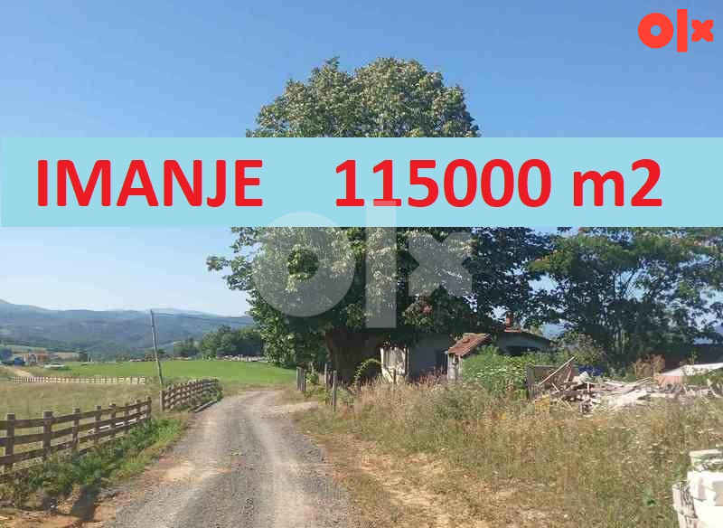 Imanje kuća plac 24km od Banja Luka 115000m2