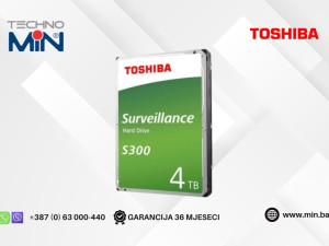 Toshiba S300 4TB HDD 3.5" SATA 256MB 5700rpm (HDWT840UZSVA)