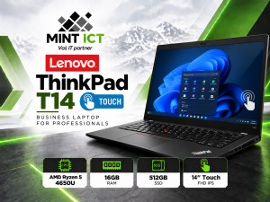 Lenovo ThinkPad T14 TOUCH -  Ryzen 5 4650U; 16GB RAM; 512GB SSD