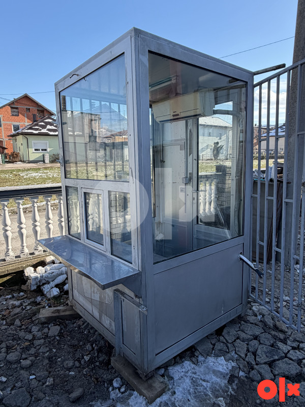 Trafika Portirnica Kontejner Aluminiska Klima 140x140