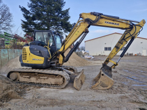 Yanmar SV 100-2, Bager Takeuchi, JCB, Kobelko