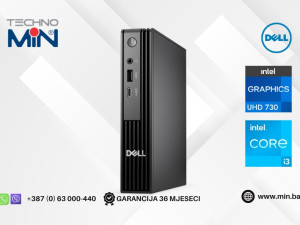 Dell Pro Micro QCM1250 - Intel Core i3-14100T, 8GB RAM, 512GB SSD