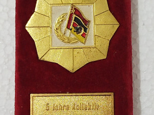 Stara značka medalja DDR 5 Jahre Kollektiv Prvi Sekretar original