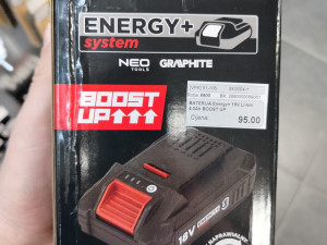 BATERIJA ENERGY+ 18V 4AH