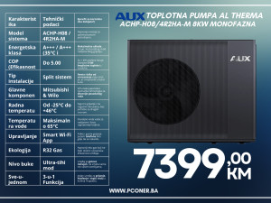 AUX TOPLOTNA PUMPA AL THERMA 8KW MONOFAZNA