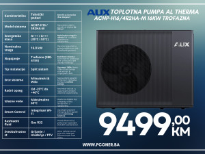 AUX TOPLOTNA PUMPA AL THERMA 16KW TROFAZNA