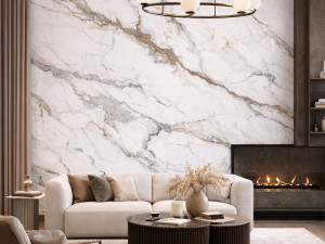 PVC 3D zidni panel 2440x1220x3 mm Carrara Mramor, mod. 2