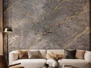 PVC 3D zidni panel 2440x1220x3 mm Metallic Gold, mod. 8