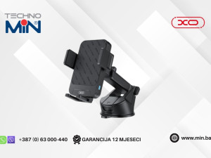 XO WX043 magnetni bežični punjač i nosač za telefon za auto, 15W