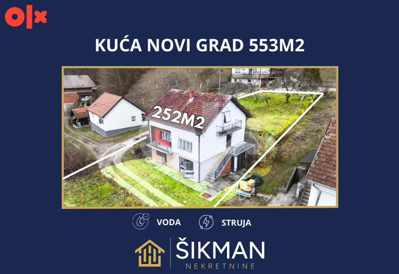 Kuća Novi Grad 553m2, Prekosanje