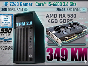 RAČUNAR I5 6600 / RX 580 / SSD NVMe /8GB DDR4 RAM /TPM 2.0