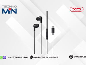 XO In-Ear slušalice sa mikrofonom Music EP84 Black USB-C