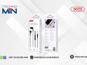 XO In-Ear slušalice sa mikrofonom EP86 Black 3.5mm