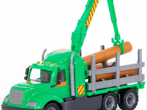 Kamion dizalica drva, trupci, igračke kamioni
