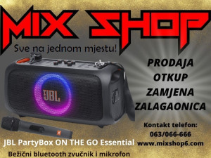 JBL PartyBox ON THE GO Essential +Mikrofon Bežični Zvučnik 100W
