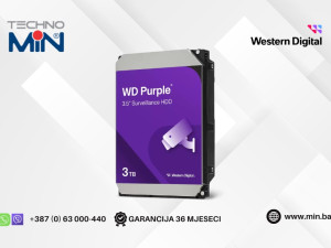 Western Digital WD Purple 3TB HDD 3.5" SATA 128MB (WD34PURZ)