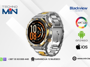 Blackview W90 Pro pametni sat 1.43" AMOLED Srebreni
