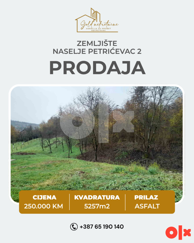 Na prodaju zemljište 11 parcela,Petrićevac 2