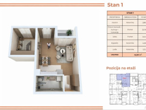 Stanovi Pale novogradnja, po promo cijenama,od 31,65m2 do 66,60m2
